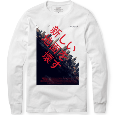 Long sleeve T-shirt с щампа