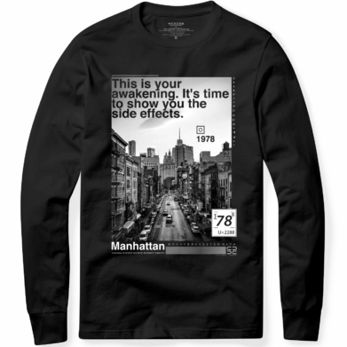 Long sleeve T-shirt с щампа