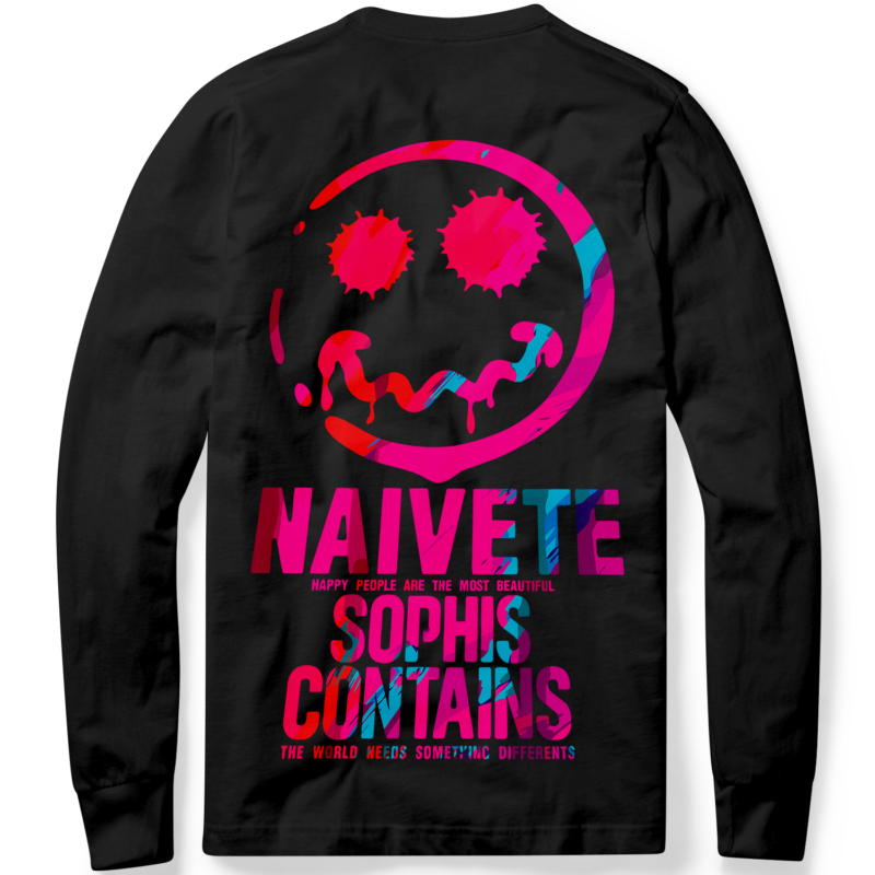 Long sleeve T-shirt с щампа