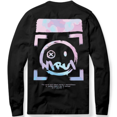 Long sleeve T-shirt с щампа