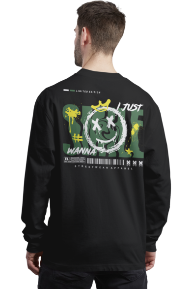 Long sleeve T-shirt с щампа